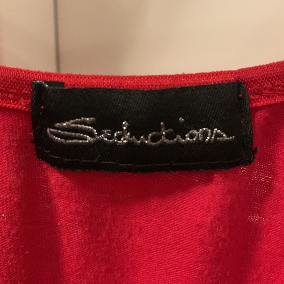 Seductions Red Tank Top (Small) - Picture 2 of 2